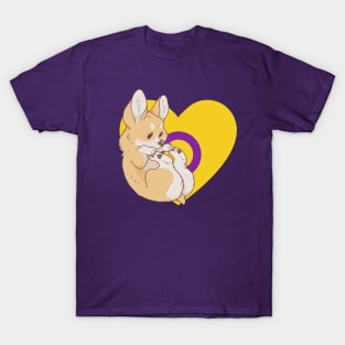 Intersex Pride Corgi T-Shirt